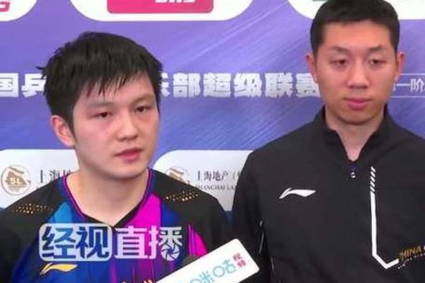樊振东 双方队伍打得很激烈 关键球上运气好一些 闫安