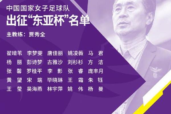 中国女足公布东亚杯球员名单 中国女足公布东亚杯球员名单