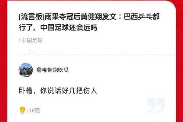 黄健翔 大罗说巴西出了乒乓球世界冠军雨果 中国足球别放弃 c罗
