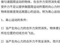 什么是离心运动?要通俗解释求高手啊,一定要解释得明白且符合科学