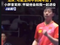 35岁马龙挥拳告别世乒赛 表示这是最后一届 