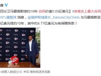 体育史上最大合同诞生 酋长5.03亿刀续约马霍姆斯10年 