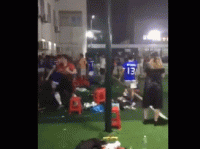 江苏常州业余联赛爆群殴 暴击面门搬凳砸人
