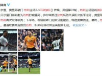 热刺不敌狼队遭逆转 联赛两连败积分排名降至英超第七 