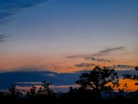 夕阳下的保山 被打翻的调色盘
