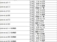 cba季后赛赛程时间表之八强对阵名单 八强赛程表最新安排