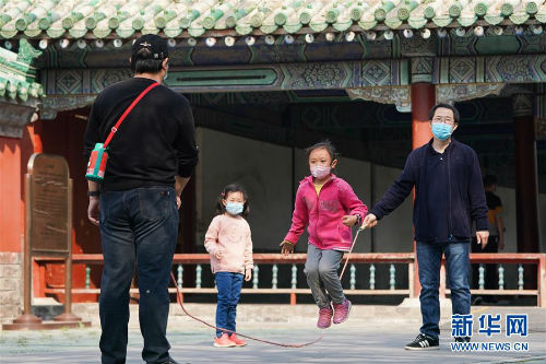 （体育）（3）全民健身——北京：游园健身享春光