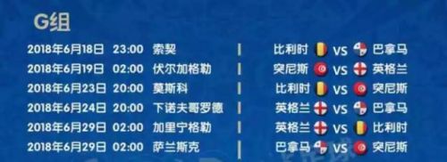 2018俄罗斯世界杯赛程时间表一览(北京时间)