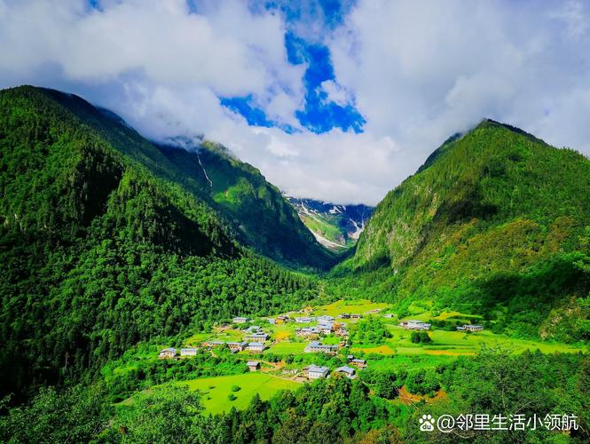 中国最美的隐世桃源—雨崩 云南德钦县梅里雪山的神女峰