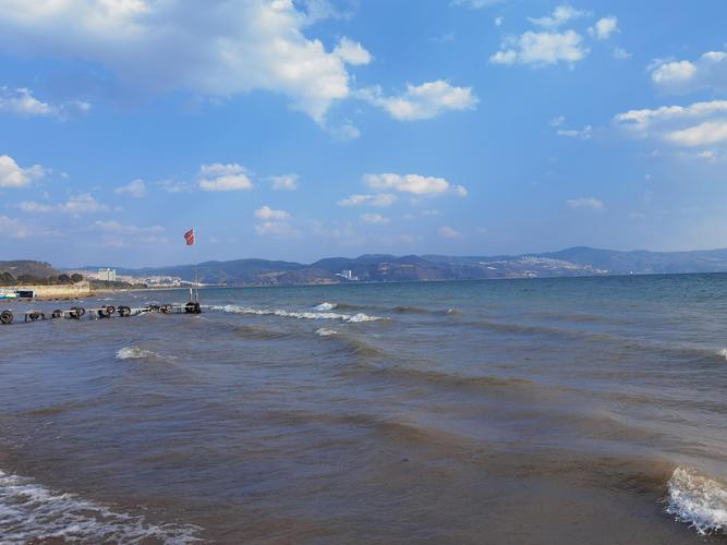 云南玉溪抚海湾湿地公园 抚仙湖畔的山水田园画卷